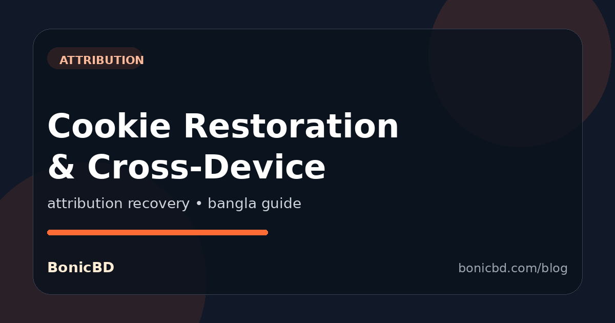 Cookie Restoration: Attribution Recovery কীভাবে কাজ করে