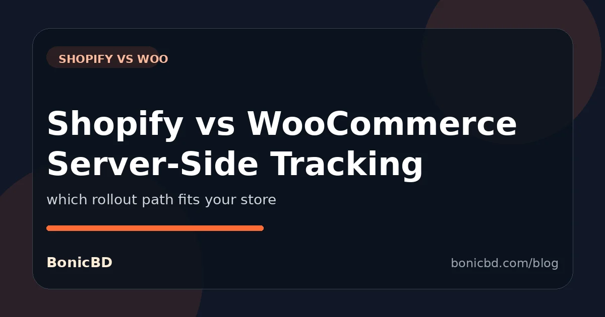 Shopify vs WooCommerce Server-Side Tracking Rollout